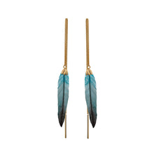 Turquoise & Forrest Feather